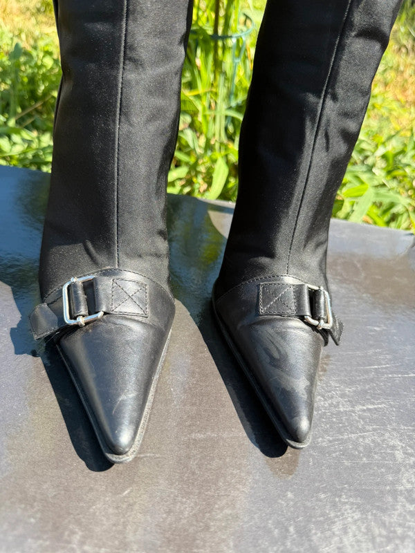 Stivali con tacco Casadei anni 2000”