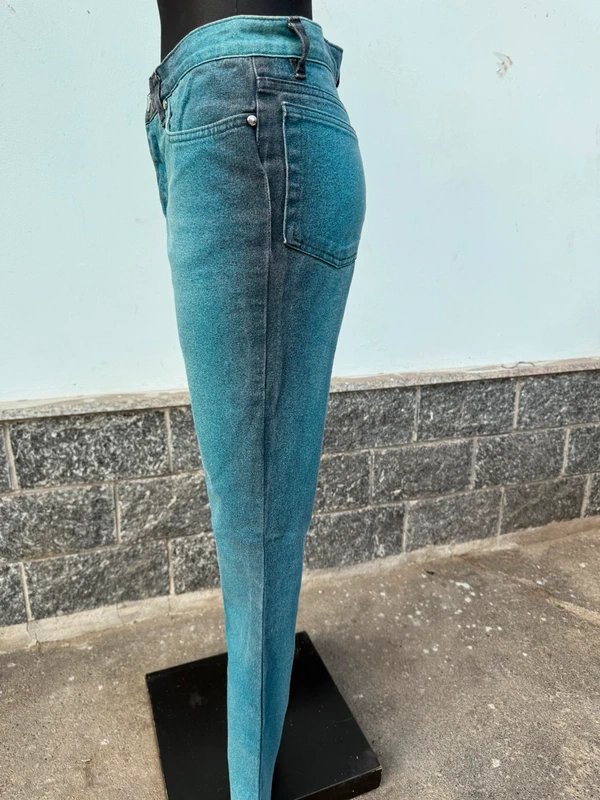 Jeans Roberto Cavalli FW2000 azzurro dégradé