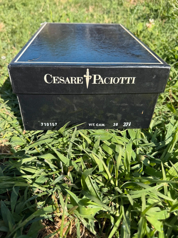 Sandali tacco gioiello Cesare Paciotti cristalli