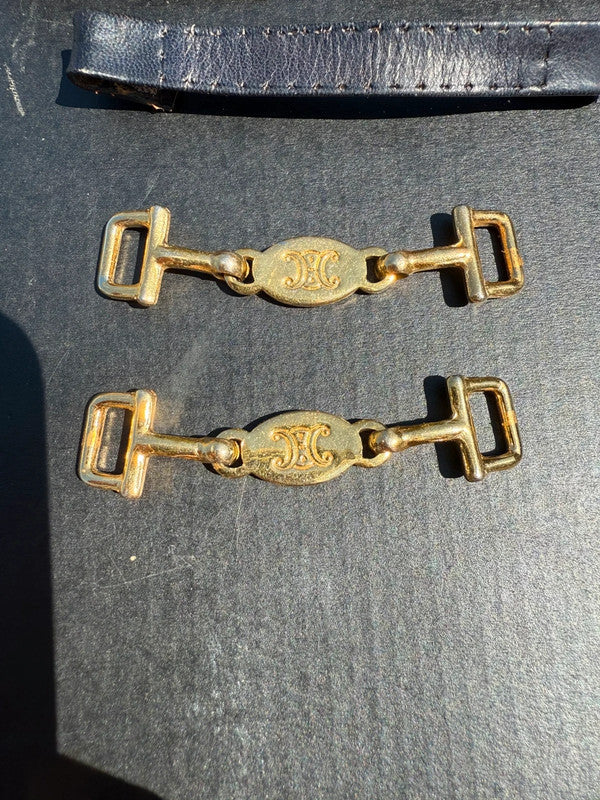 Gioiello Celine logo Triomphe morso cavallo