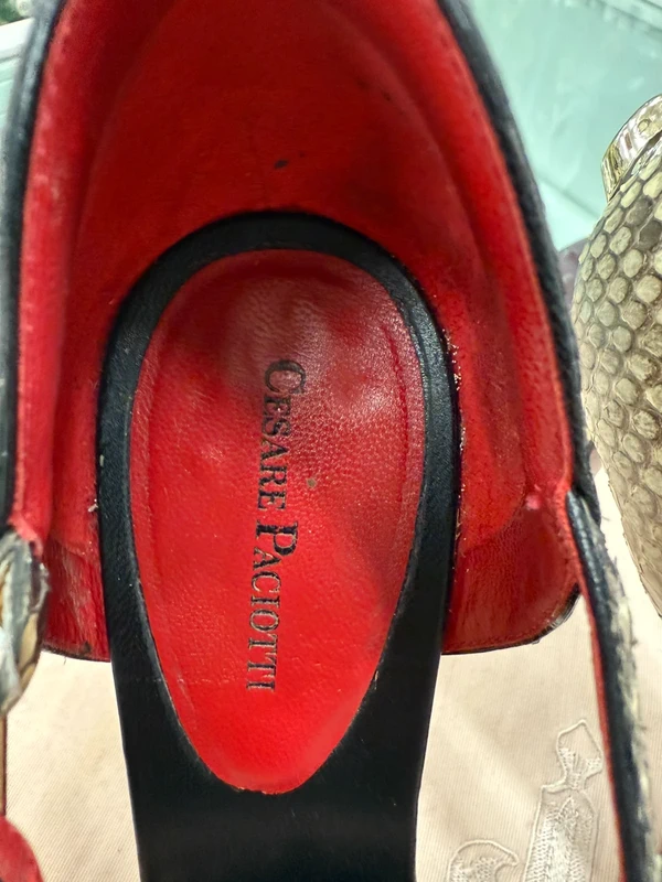 Cesare Paciotti Dagger Heels Lady Blade versione pitone