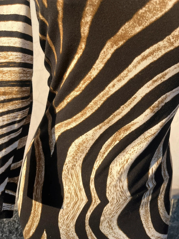 Abito Roberto Cavalli zebrato