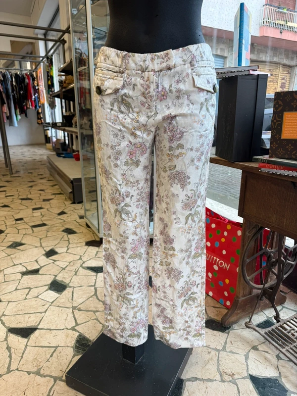 Pantalone Dolce & Gabbana floreale anno 2000