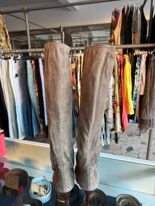 Stivali Casadei tacco alto e plateau