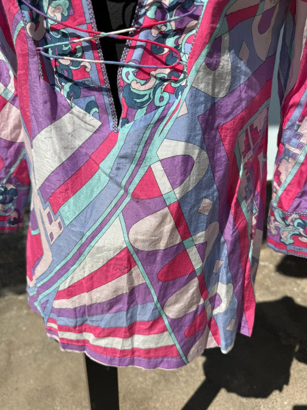 Camicia copricostume Emilio Pucci vintage 2000