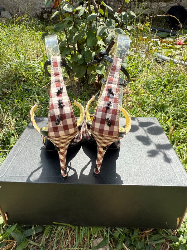 Sandali con tacco Dsquared2 insetti