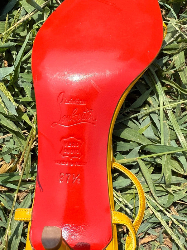 Sandali con tacco Christian Louboutin nuovi (difetto)