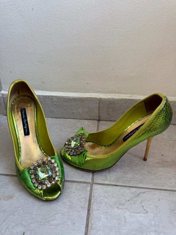 Set scarpe + borsa Mario Bologna in pitone 🐍
