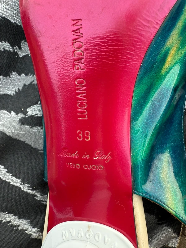 Sandali Slingback Luciano Padovan anni 90