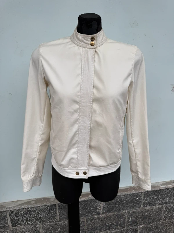 Giacca pilota Ralph Lauren pelle e tessuto Made in Italy