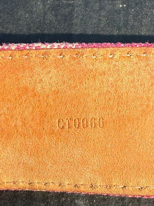 Cintura Louis Vuitton 2006 denim fucsia