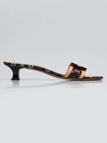 Sandali kitten heels Louis Vuitton Murakami multicolor 2003 nuovi
