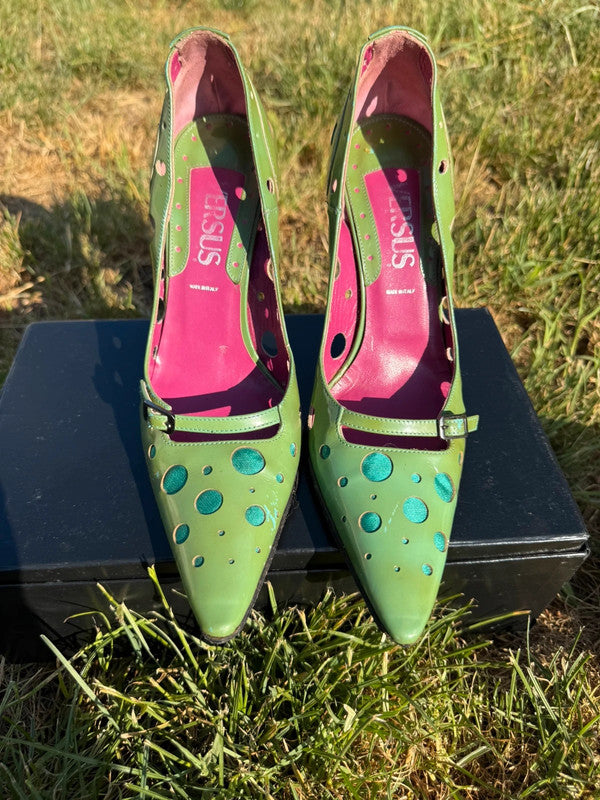Tacchi décolleté Versus Versace traforati 90”