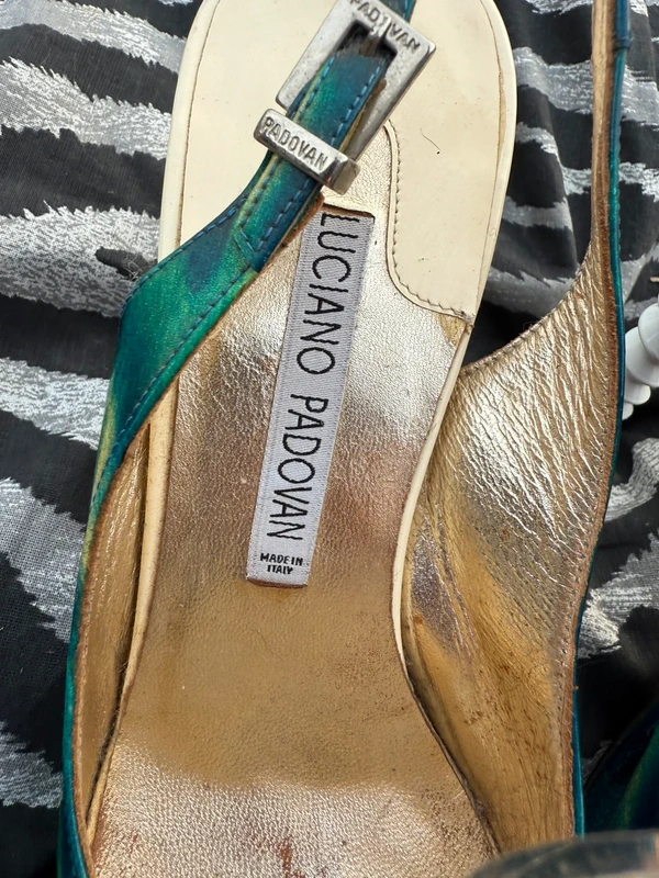 Sandali Slingback Luciano Padovan anni 90