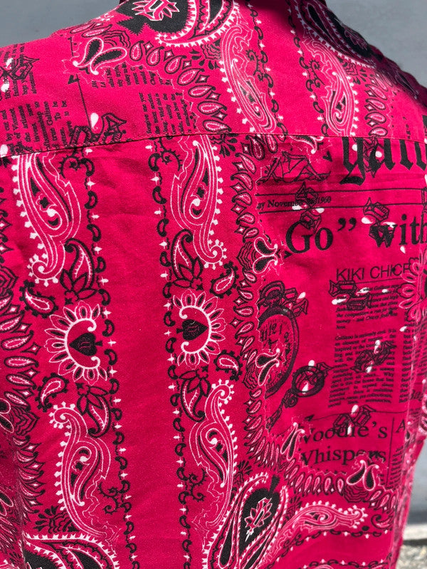 Camicia John Galliano bandana gazette