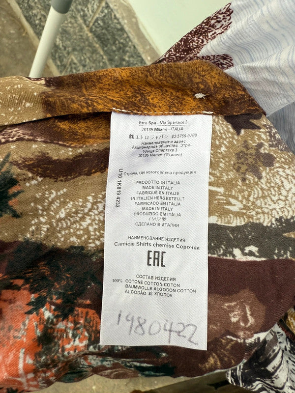 Camicia uomo Etro stampa foresta