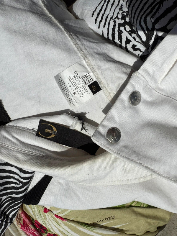 Completo Roberto Cavalli giacca pantalone impronta digitale
