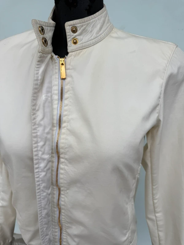 Giacca pilota Ralph Lauren pelle e tessuto Made in Italy