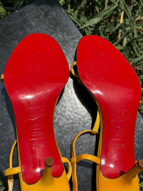 Sandali con tacco Christian Louboutin nuovi (difetto)