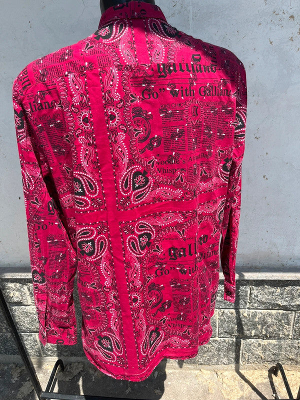Camicia John Galliano bandana gazette