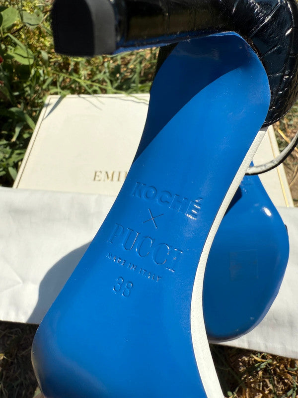 Sandali con tacco Emilio Pucci X Koche FW2020