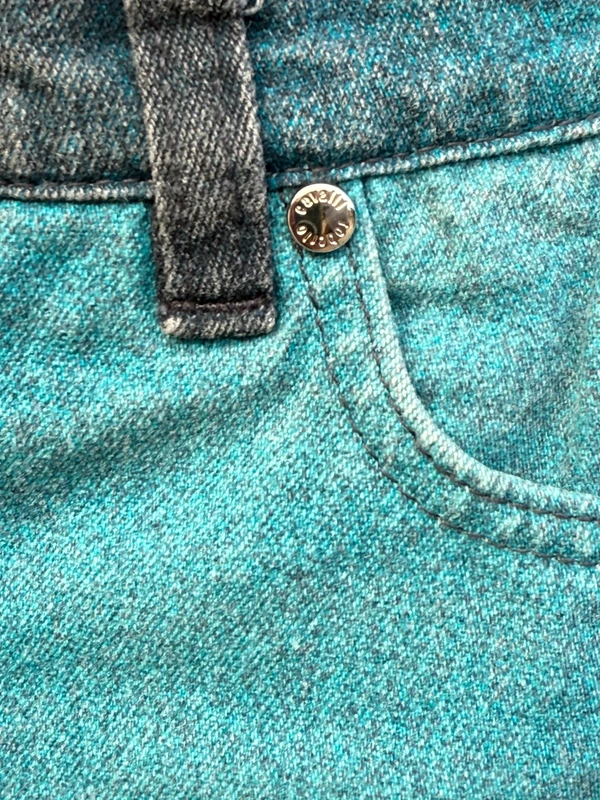 Jeans Roberto Cavalli FW2000 azzurro dégradé