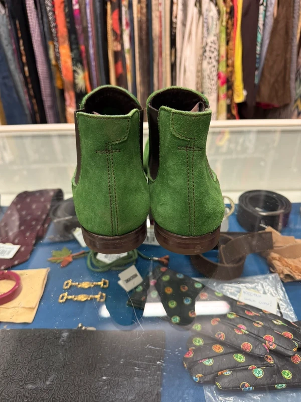 Polacchini / Chelsea boots Miu Miu uomo verde