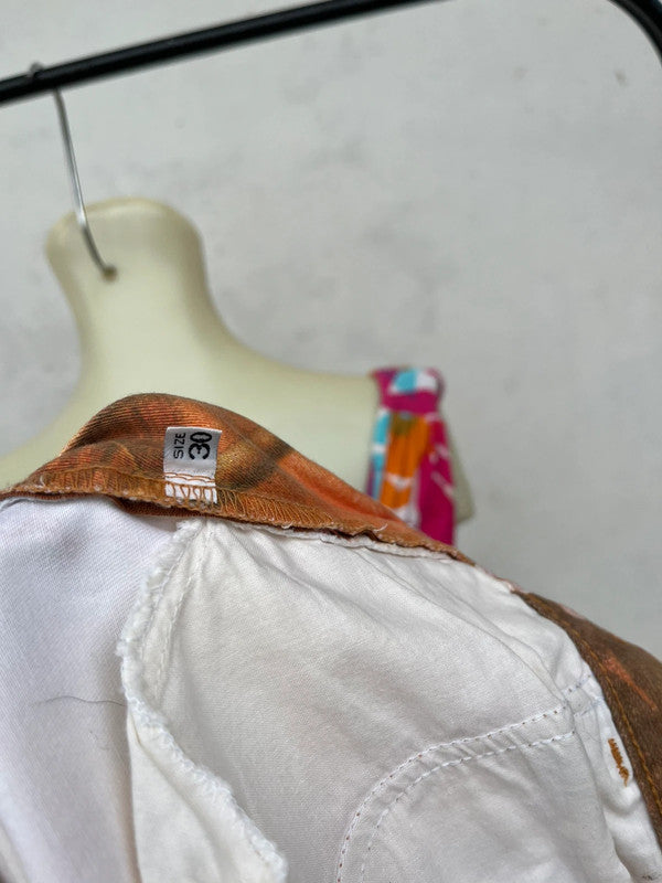Jeans Moschino stampa fiori d'autunno TG 30