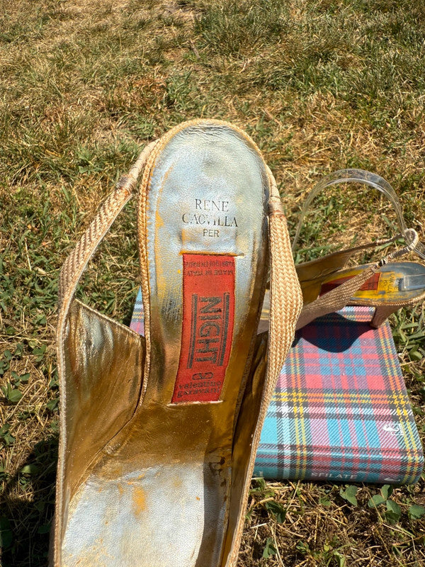 Tacchi Slingback Rene Caovilla X Valentino