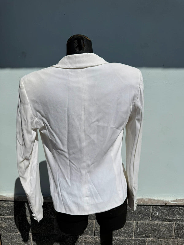 Giacca blazer Versace bianco ed elegante