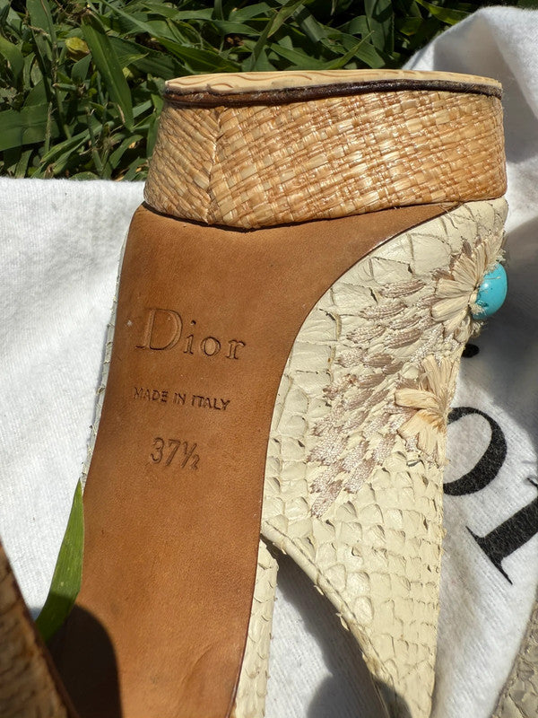 Sandali con tacco Slingback Dior SS2005