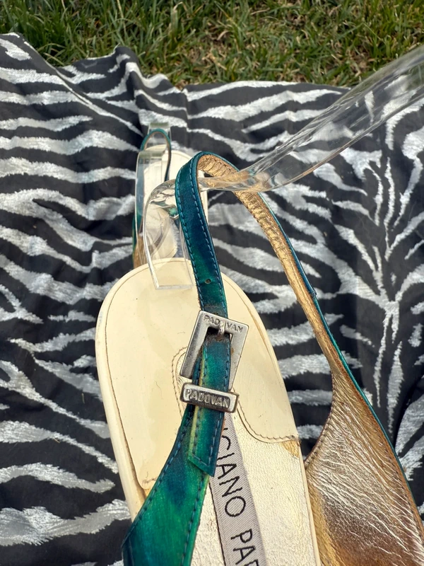 Sandali Slingback Luciano Padovan anni 90