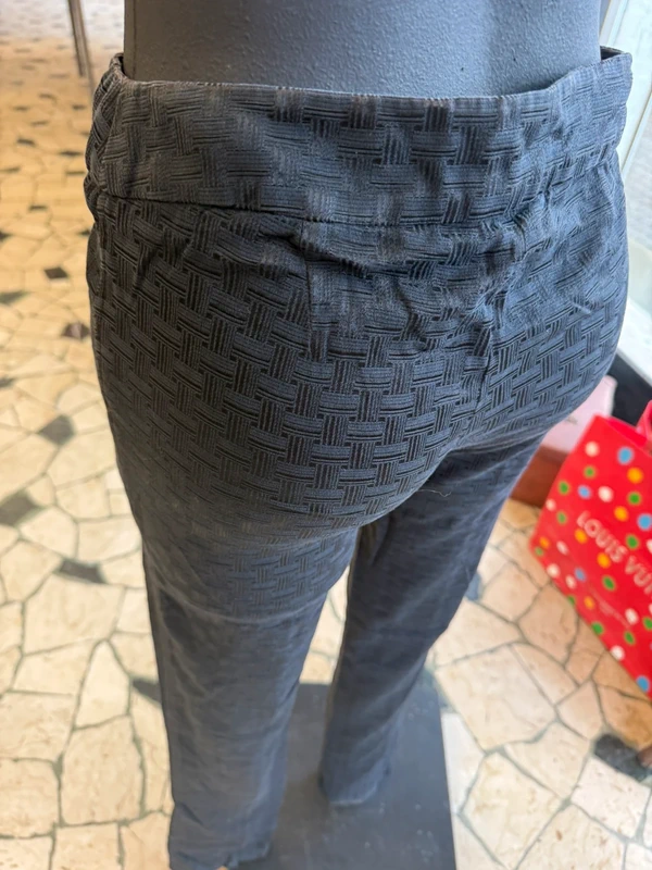 Pantalone Dolce & Gabbana broccato con cintura incorporata