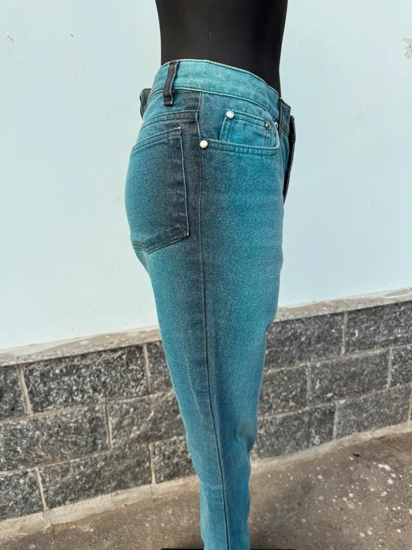 Jeans Roberto Cavalli FW2000 azzurro dégradé