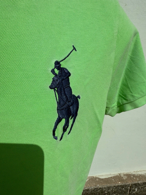Polo uomo Ralph Lauren verde cavallo grande e toppa 3