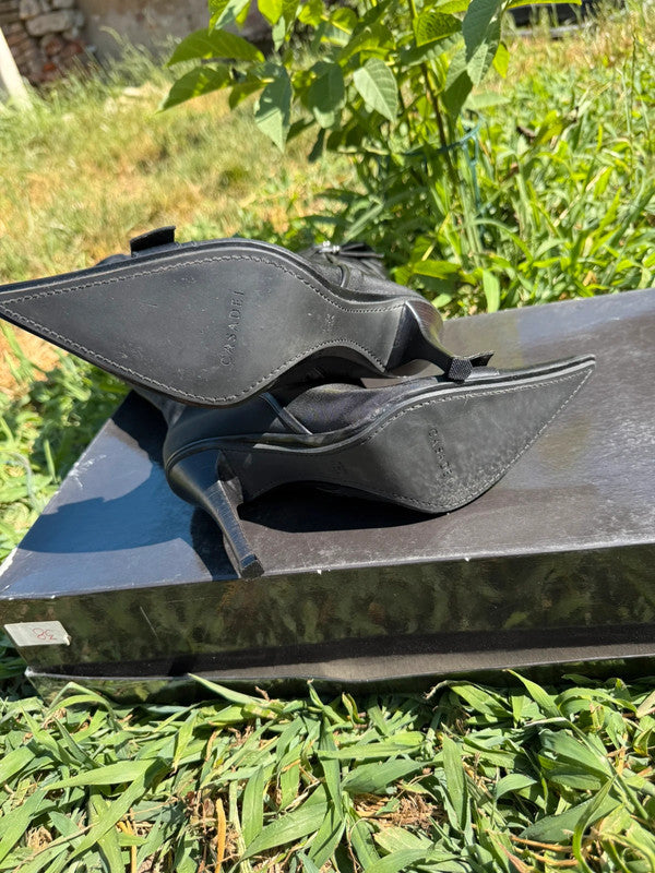 Stivali con tacco Casadei anni 2000”