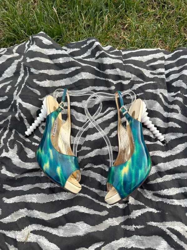 Sandali Slingback Luciano Padovan anni 90