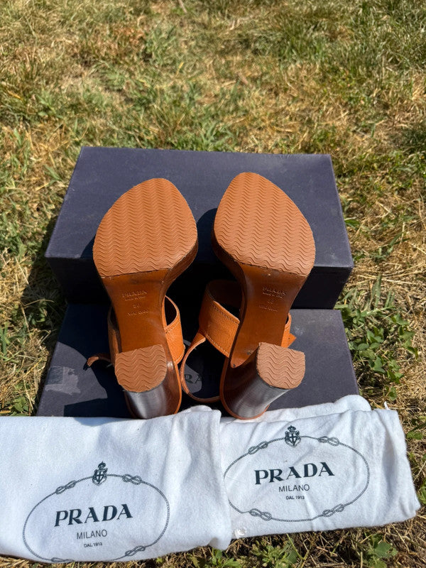 Sandalo Prada in pelle