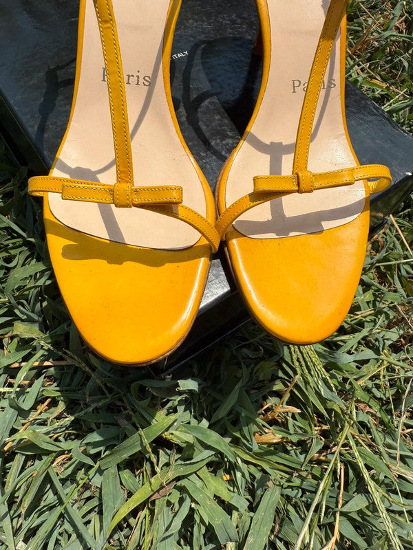 Sandali con tacco Christian Louboutin nuovi (difetto)