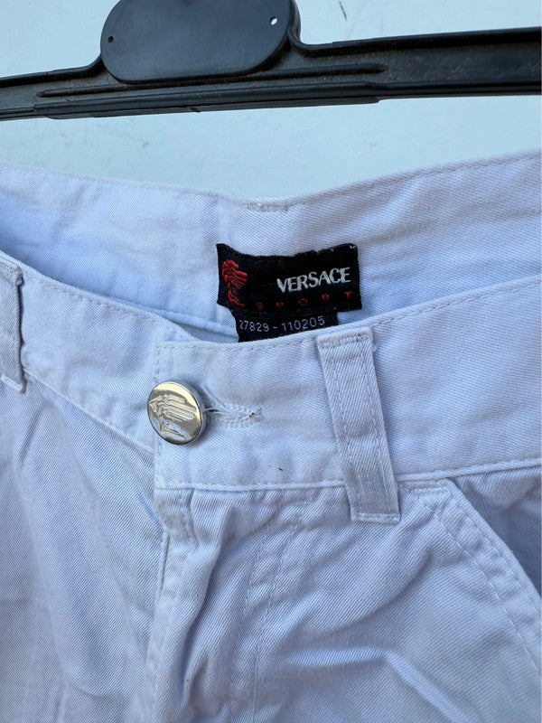Pantalone lungo Versace con ricamo
