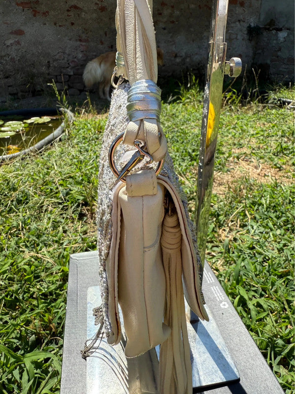 Borsa spalla Cesare Paciotti 2000” ricamata a mano