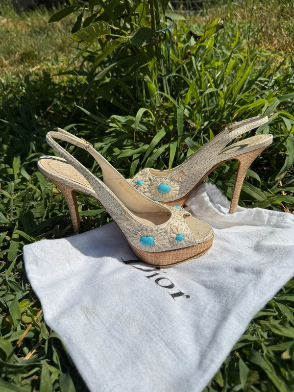 Sandali con tacco Slingback Dior SS2005