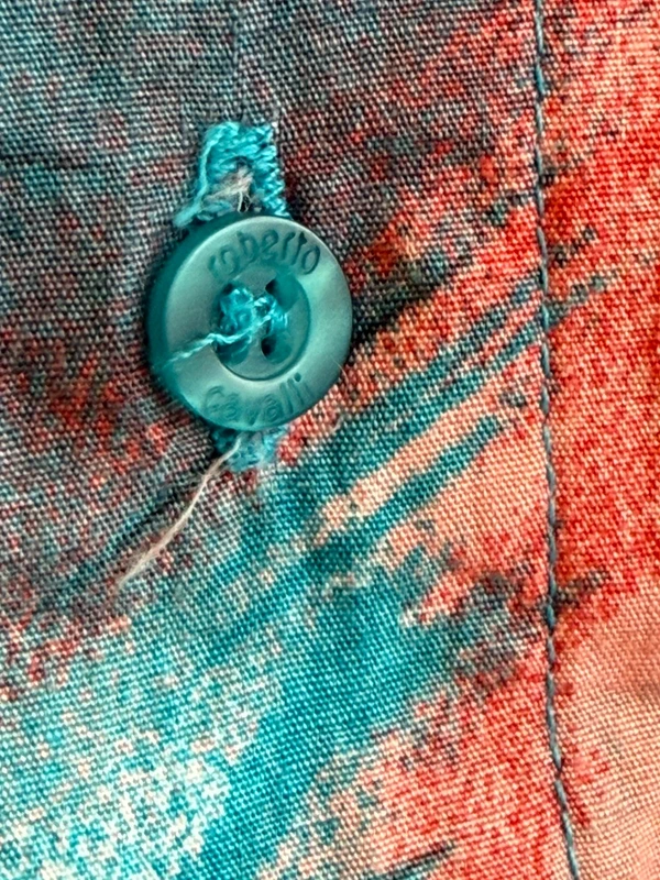 Camicia Roberto Cavalli uomo fine anno 90 pesce