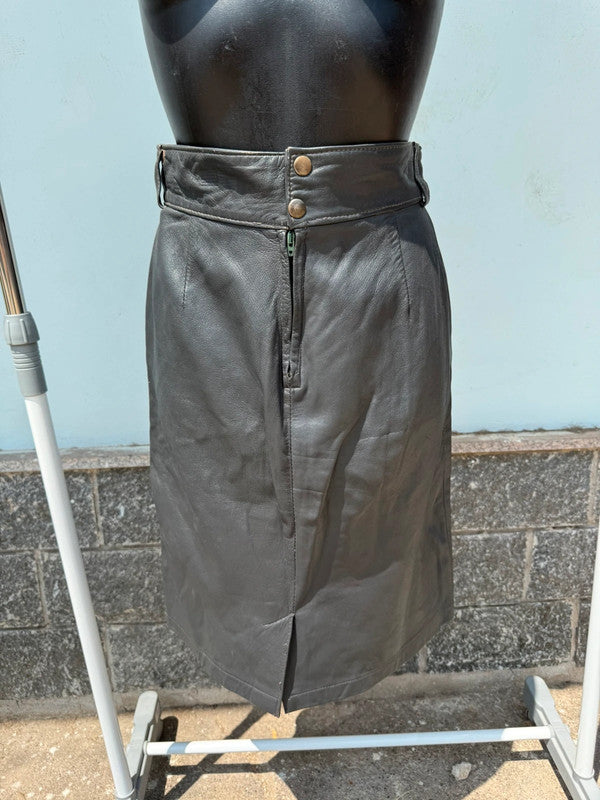 Gonna vintage vera pelle