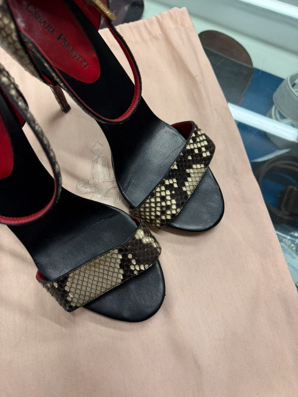 Cesare Paciotti Dagger Heels Lady Blade versione pitone