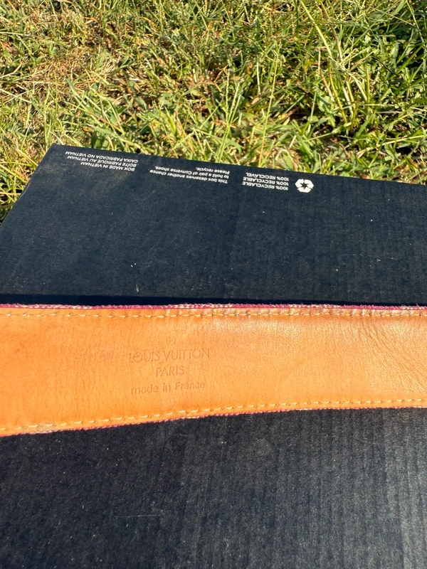 Cintura Louis Vuitton 2006 denim fucsia