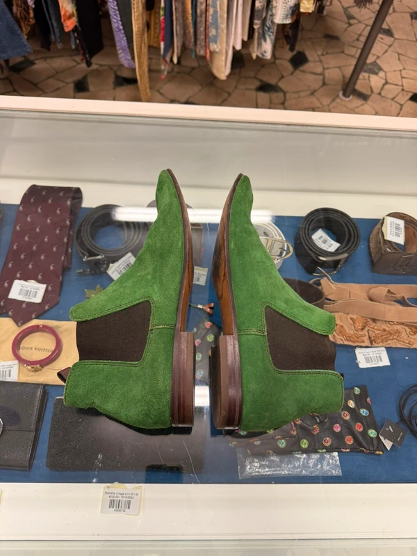 Polacchini / Chelsea boots Miu Miu uomo verde