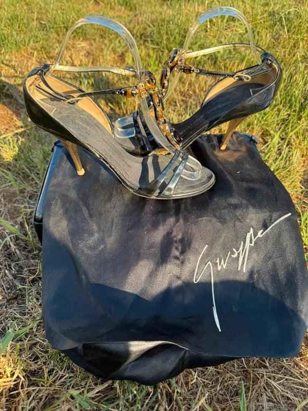 Sandali gioiello con tacco Giuseppe Zanotti
